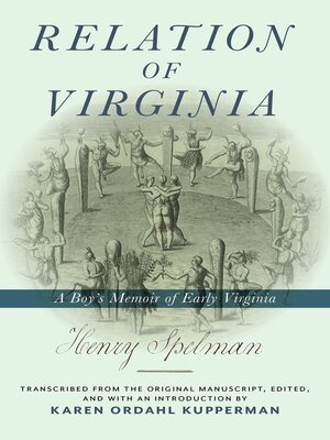 cover image of Relation of Virginia